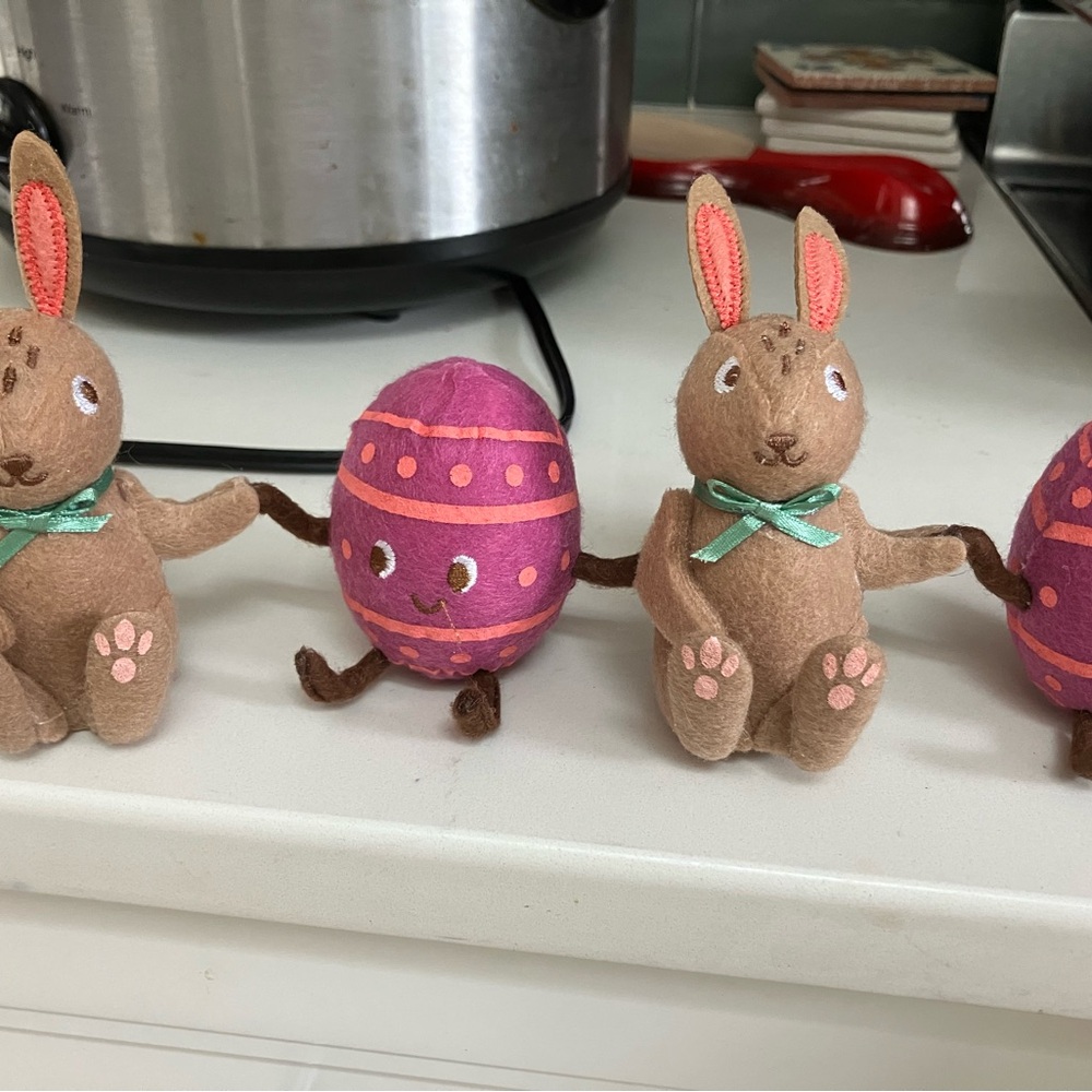 Target Brown Bunny and Pink Easter Egg Garland